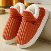 Comfortable Men’s Cotton Slippers – Soft Winter House Shoes